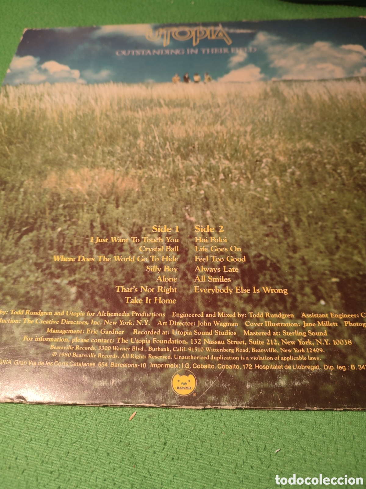 Discos de vinilo: Utop&iacute;a - Deface the Music vinilo Lp - Foto 2