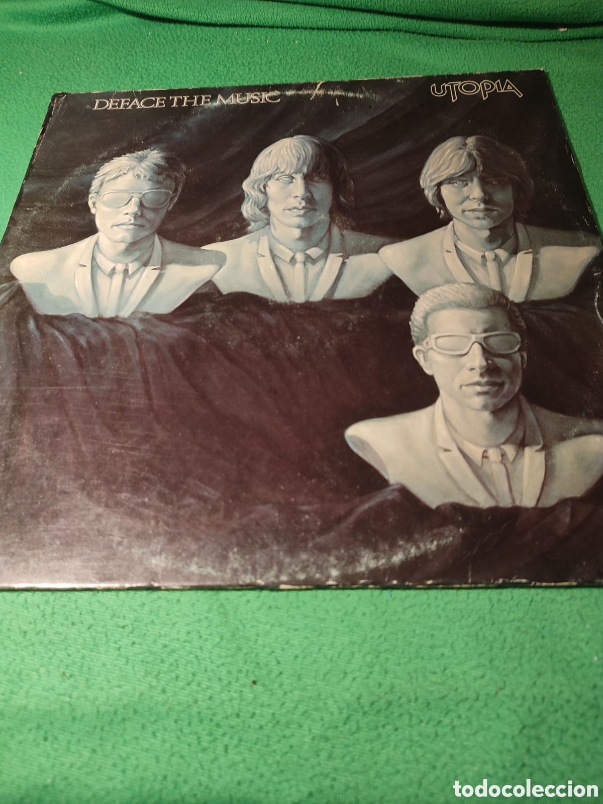 Discos de vinilo: Utop&iacute;a - Deface the Music vinilo Lp - Foto 1
