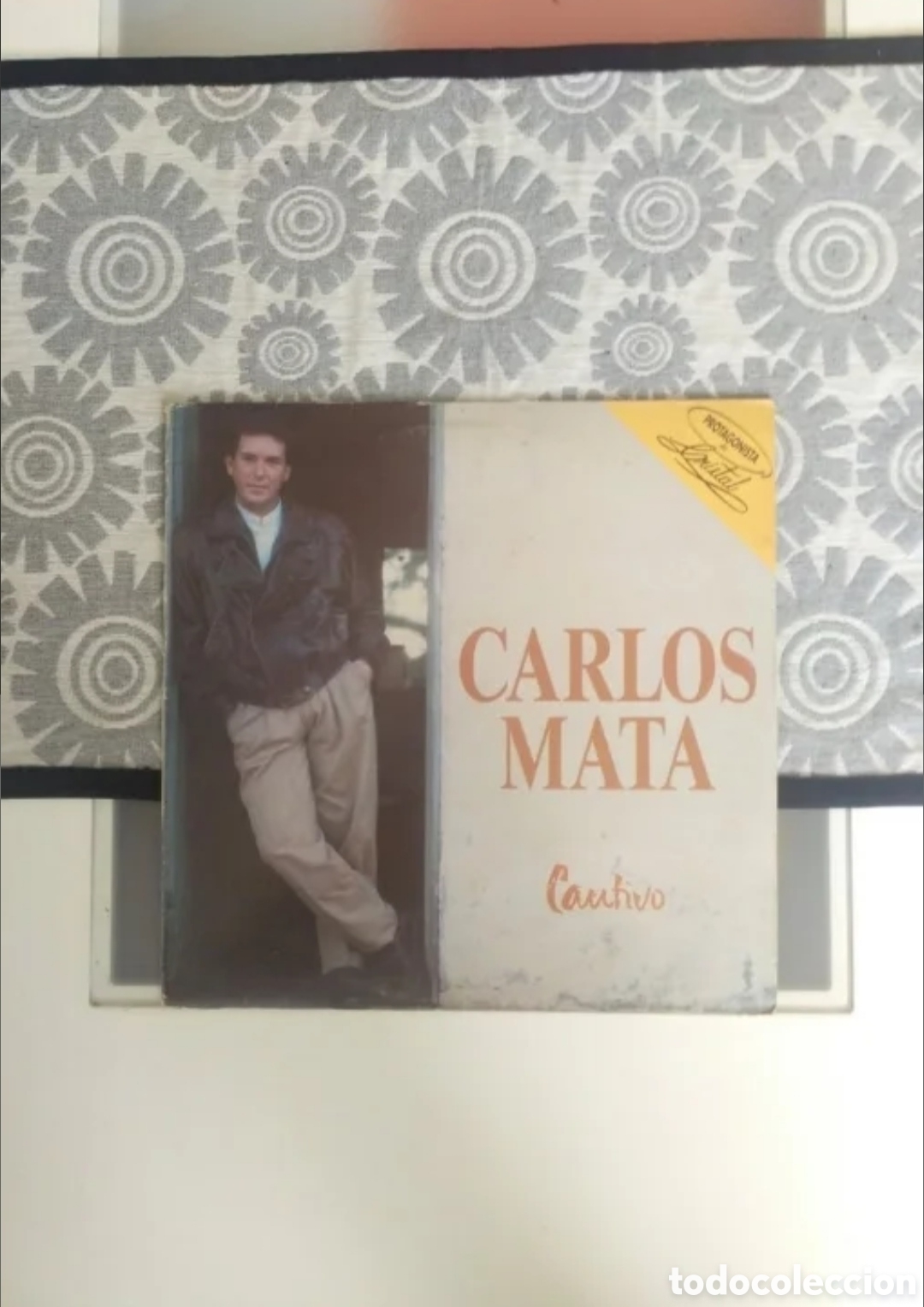 Discos de vinilo: Lp Carlos Mata. Cautivo - Foto 1