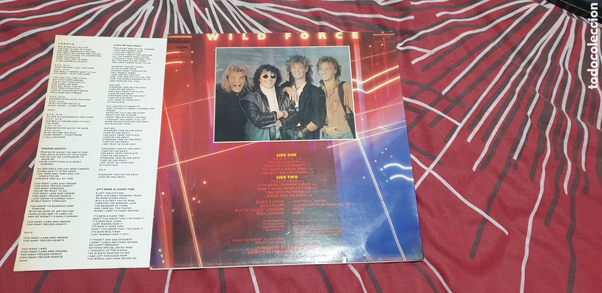 Discos de vinilo: WILD FORCE (VINILO) Heavy Metal - Foto 2