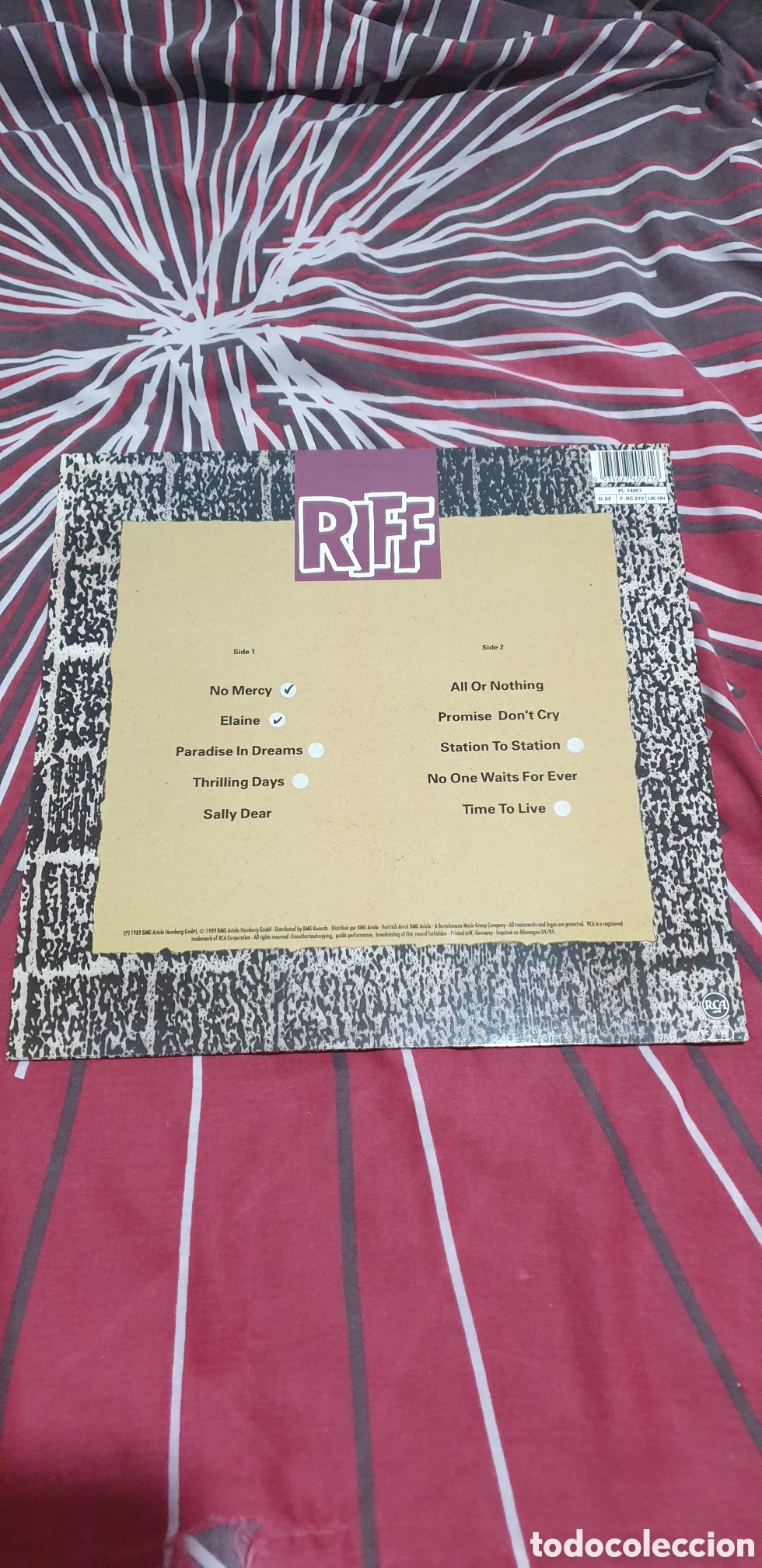 Discos de vinilo: RIFF (VINILO) Heavy Metal - Foto 2