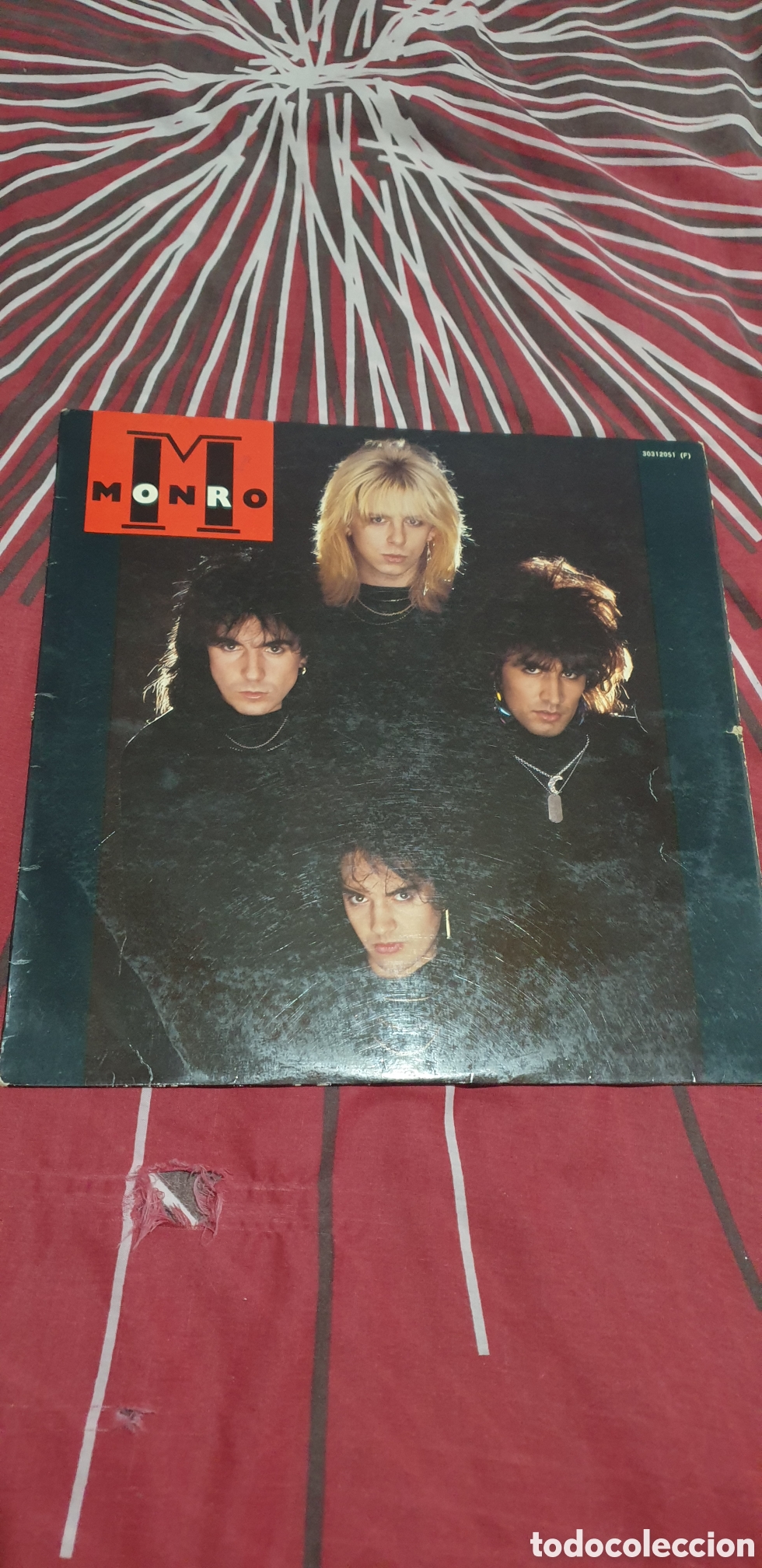 Discos de vinilo: MONRO Lote (vinilo) Heavy Metal ,LP y Max y single. - Foto 3