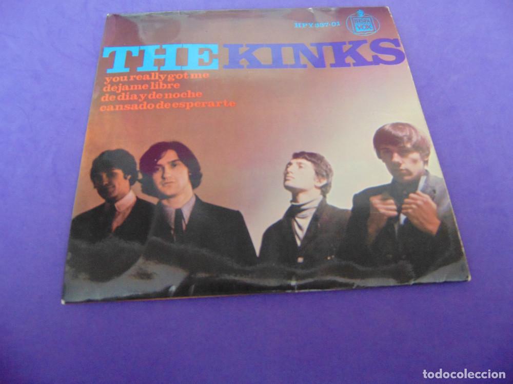 Discos de vinilo: THE KINKS &ndash; You Really Got Me + 3 - EP 1965 - Foto 2