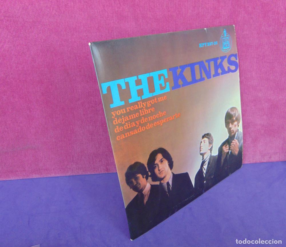 Discos de vinilo: THE KINKS &ndash; You Really Got Me + 3 - EP 1965 - Foto 3