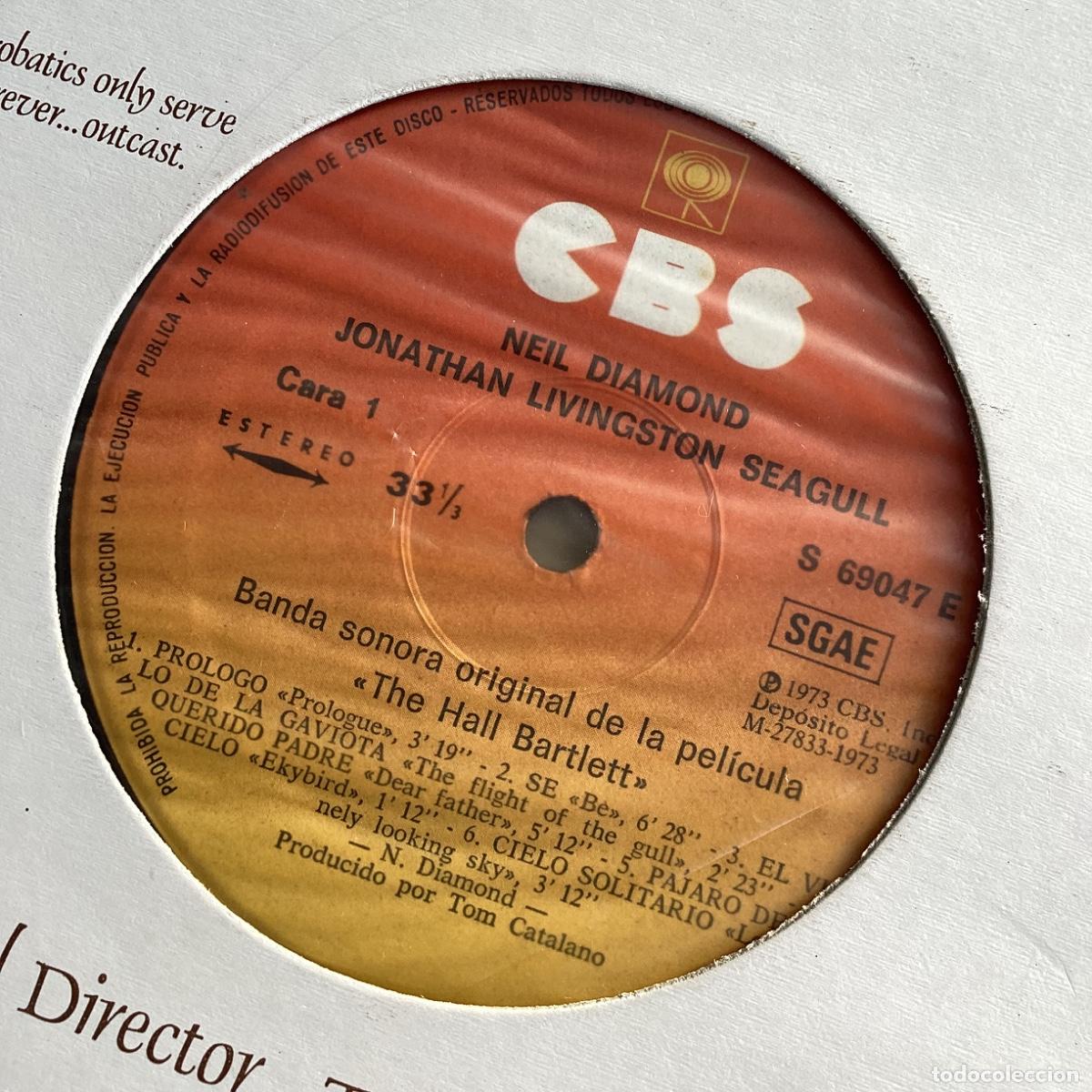 Discos de vinilo: V272 LP Neil Diamond - Jonathan Livingston Seagull - CBS 1973 - Foto 3