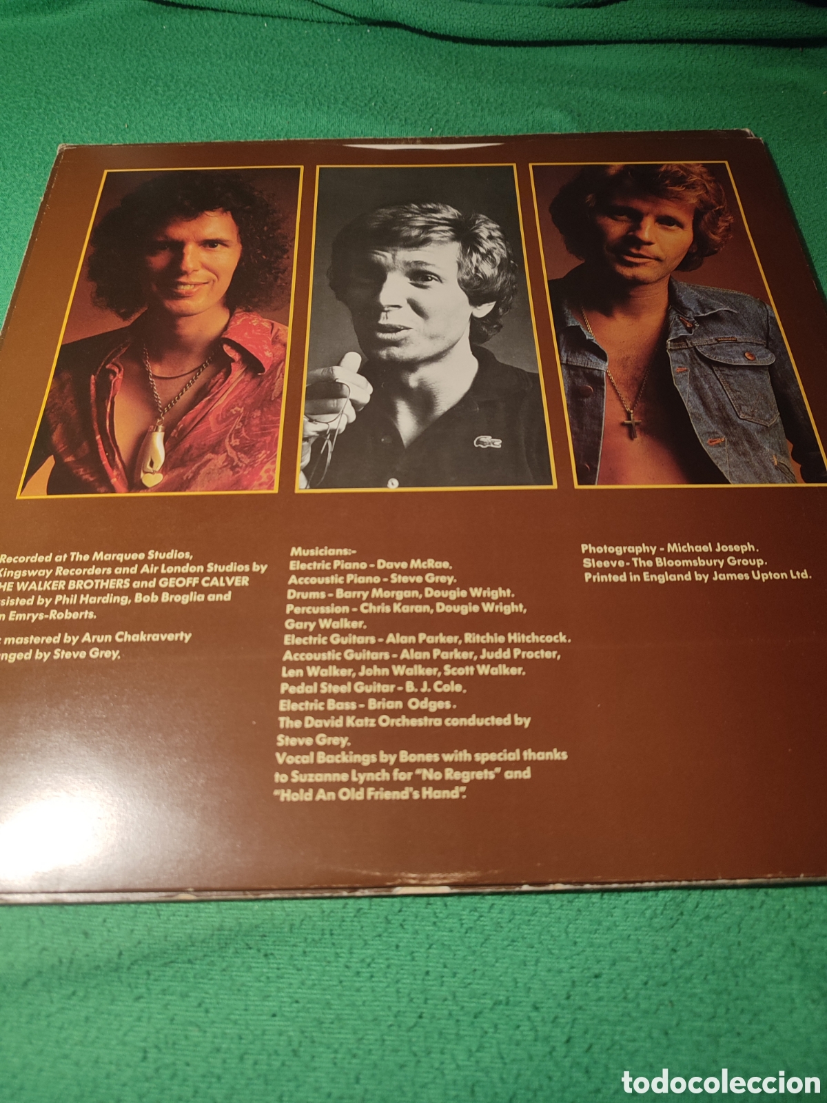 Discos de vinilo: The Walker Brothers - No Regrets vinilo Lp - Foto 2