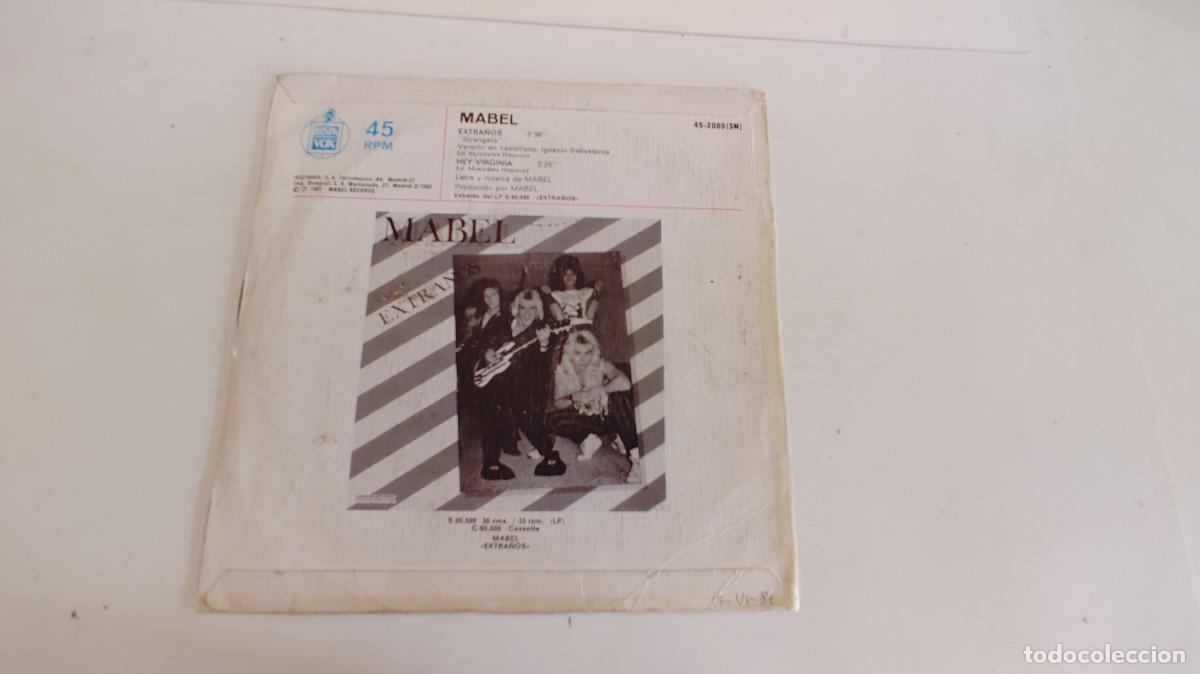 Discos de vinilo: MABEL-SINGLE EXTRA&Ntilde;OS - Foto 2