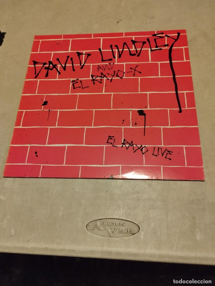Discos de vinilo: David Lindley LP El Rayo Live 1983 - Foto 1