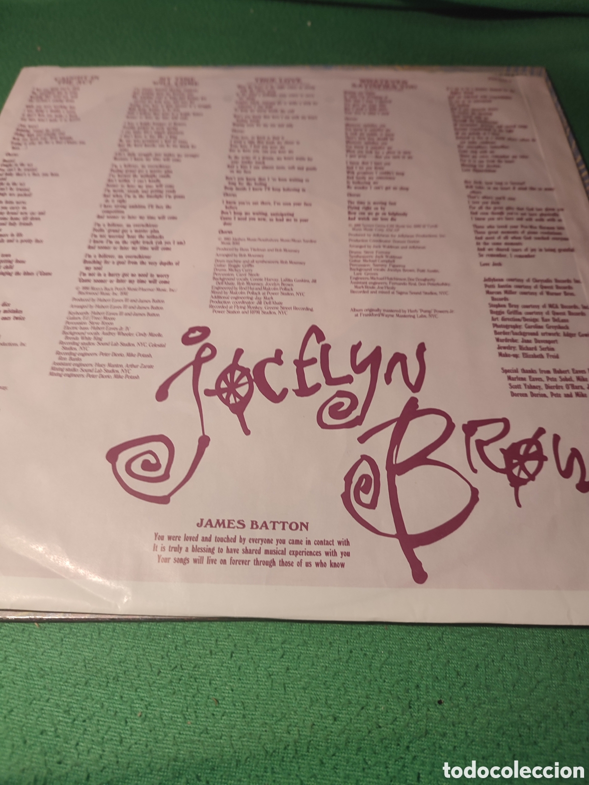 Discos de vinilo: Jocelyn Brown - One from the Heart - Foto 2