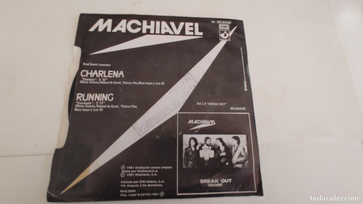 Discos de vinilo: MACHIAVEL-SINGLE CHARLENA - Foto 2