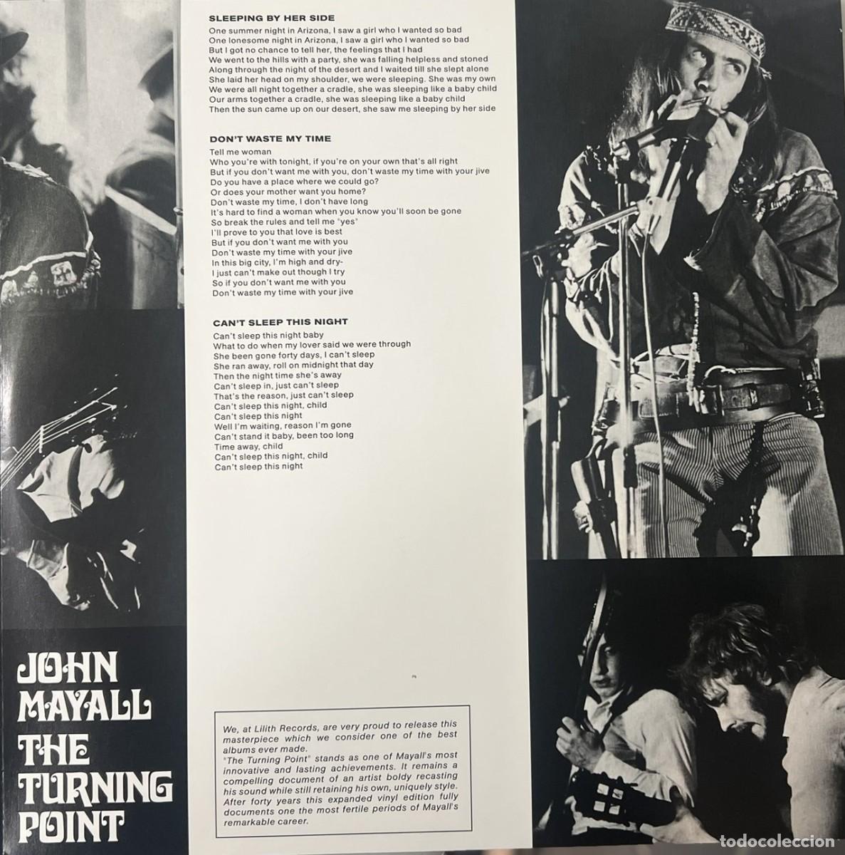 Discos de vinilo: Vinilo John Mayall &rdquo;The Turning Point&rdquo; - Foto 4