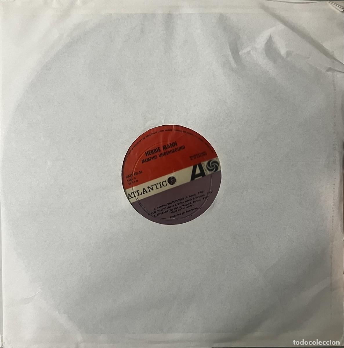 Discos de vinilo: Vinilo HERBIE MANN &rdquo;MENPHIS UNDERGROUND&rdquo; - Foto 6