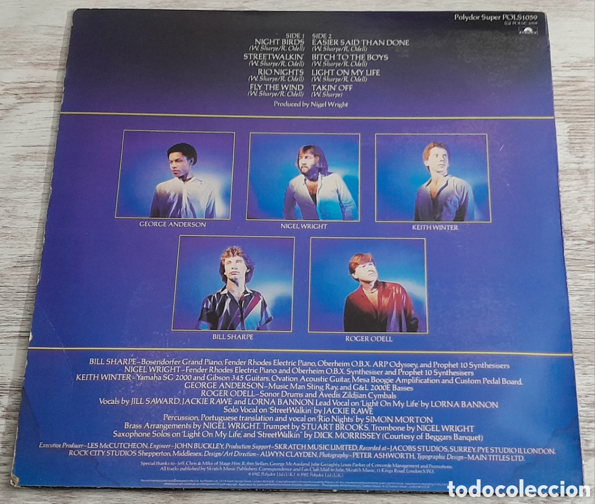 Discos de vinilo: SHAKATAK - NIGHT BIRDS - 1982 POLYDOR UK - Foto 2