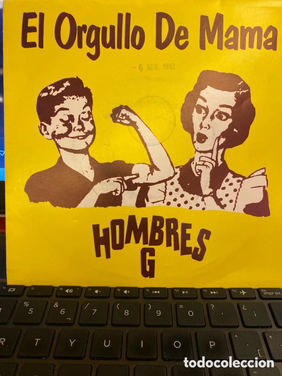 Discos de vinilo: HOMBRES G - EL ORGULLO DE MAMA SINGLE SPAIN - Foto 1