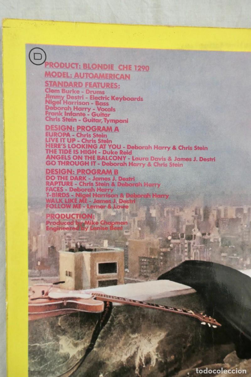 Discos de vinilo: AUTOAMERICAN - BLONDIE - CHRYSALIS 1980 - Foto 3
