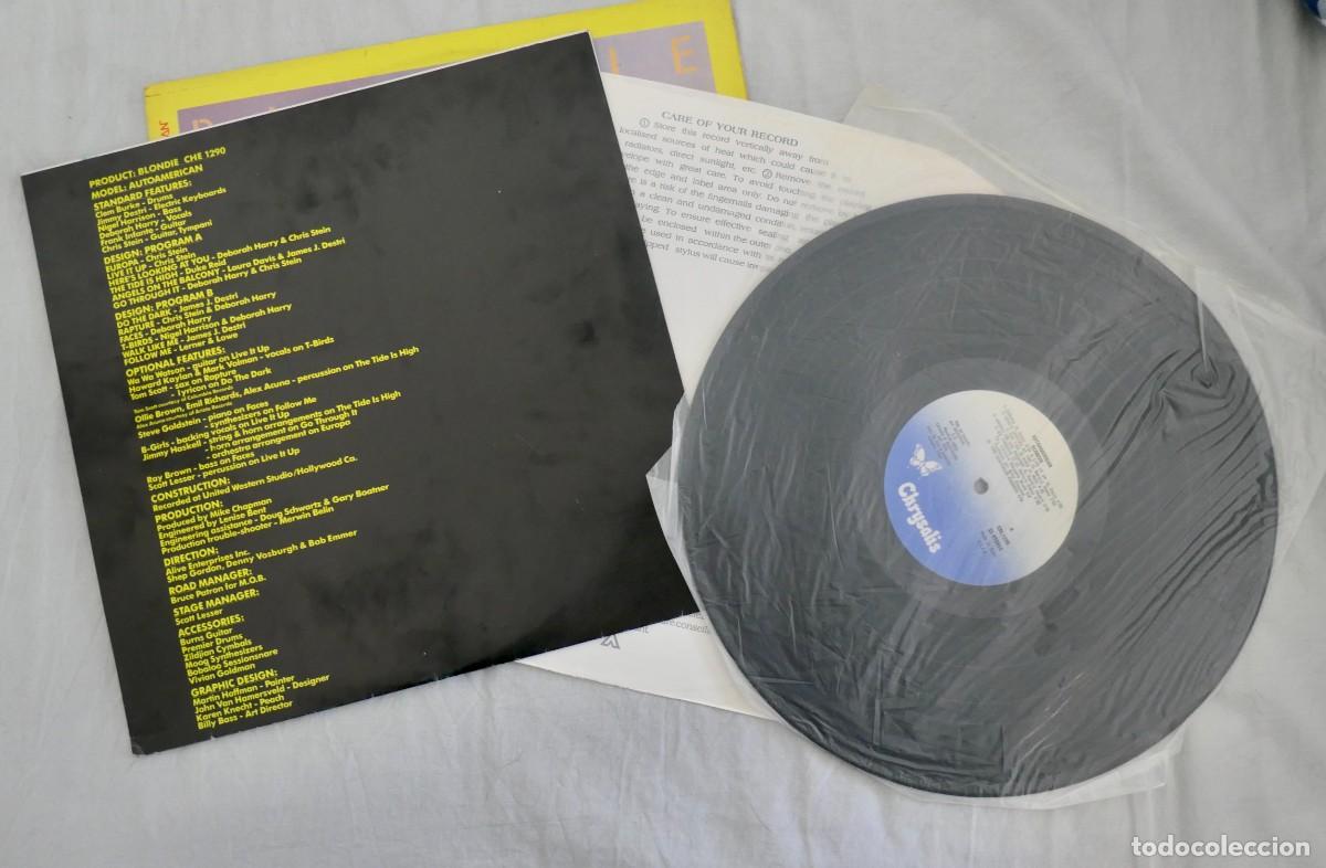Discos de vinilo: AUTOAMERICAN - BLONDIE - CHRYSALIS 1980 - Foto 4
