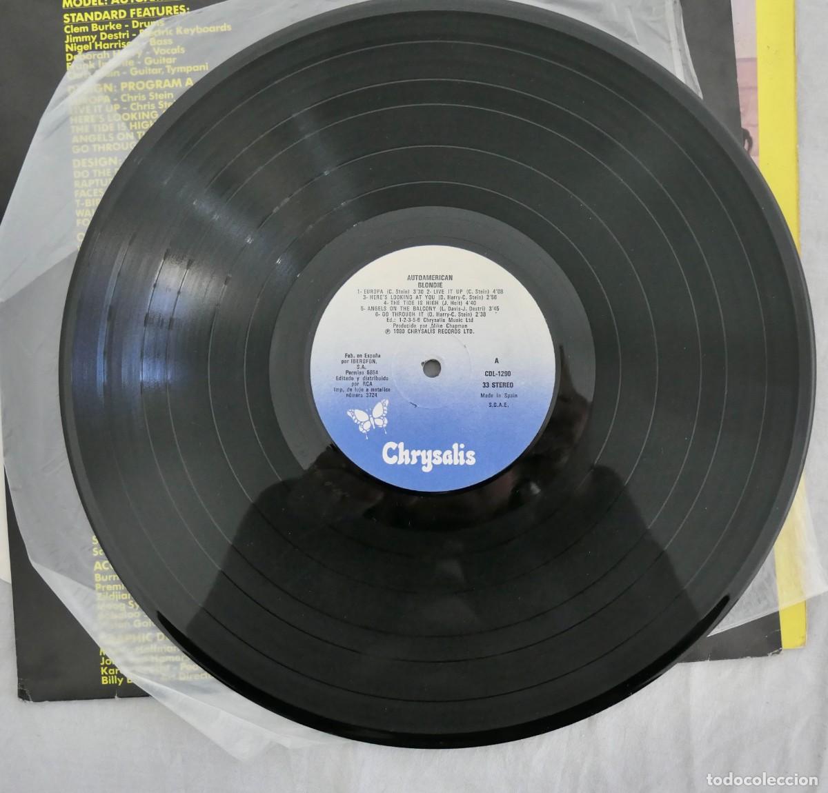 Discos de vinilo: AUTOAMERICAN - BLONDIE - CHRYSALIS 1980 - Foto 5