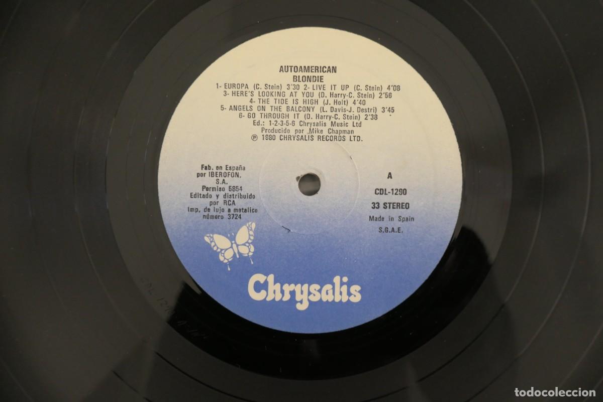 Discos de vinilo: AUTOAMERICAN - BLONDIE - CHRYSALIS 1980 - Foto 6