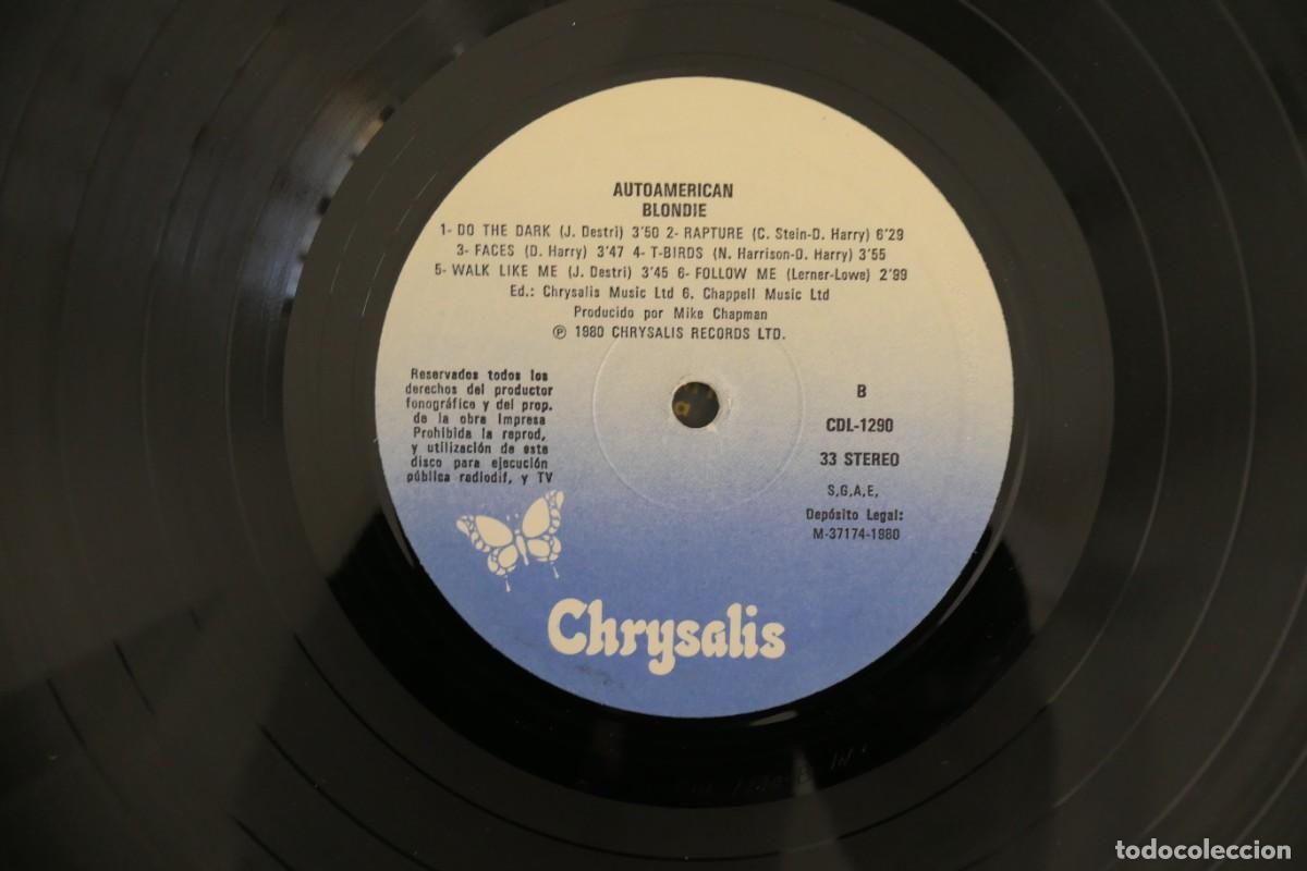Discos de vinilo: AUTOAMERICAN - BLONDIE - CHRYSALIS 1980 - Foto 8