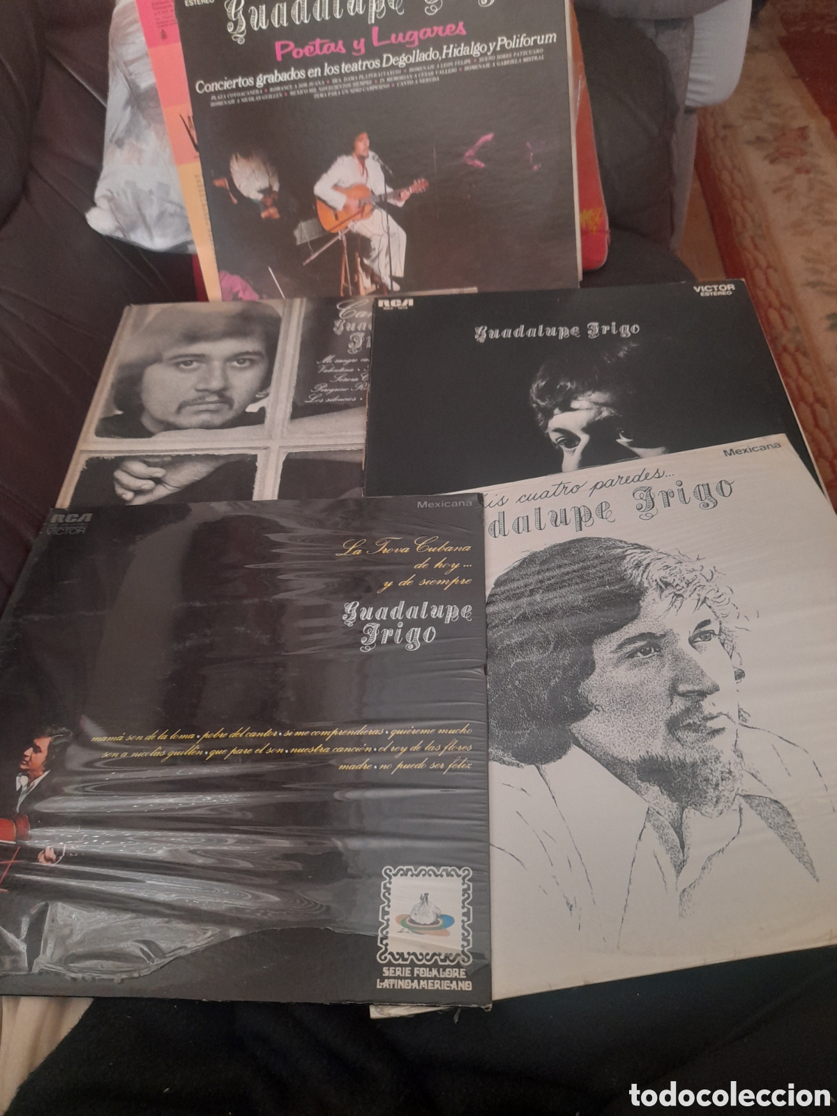 Vinyl records: 5 vinilos de Guadalupe Trigo, muy buena conservaci&oacute;n
