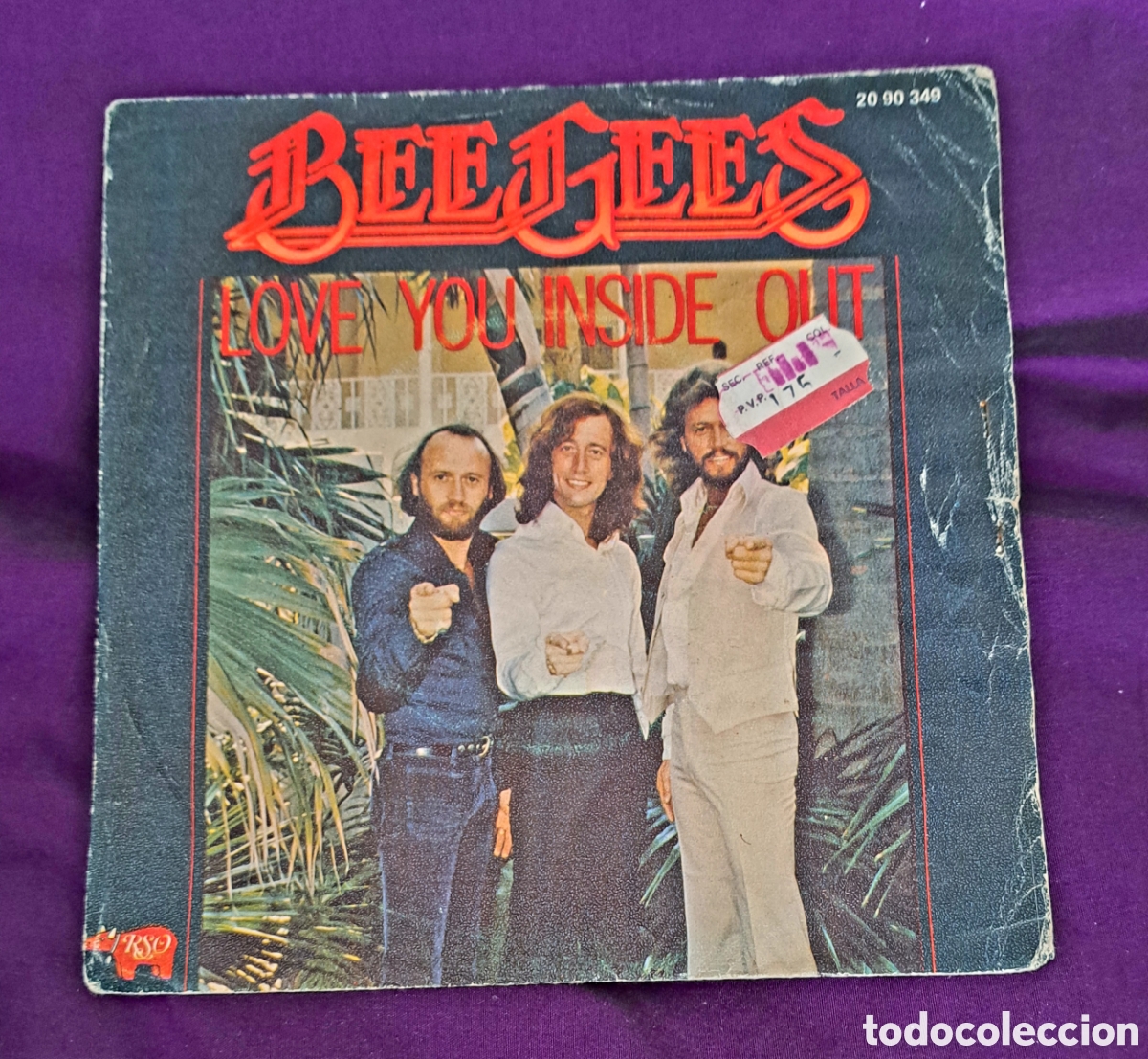 Discos de vinilo: BEE GEES LOVE YOU INSIDE - Foto 1