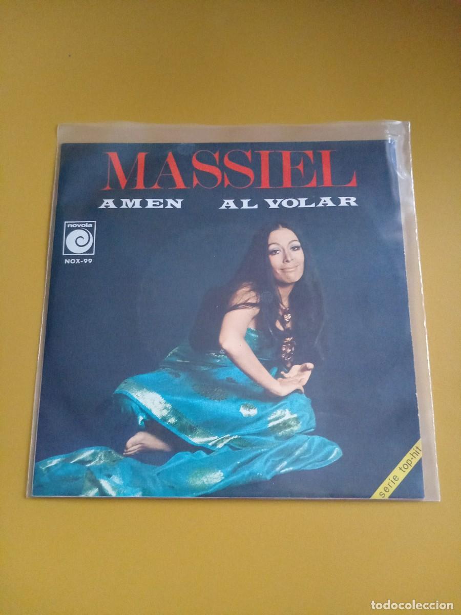 Discos de vinilo: Massiel - Am&eacute;n/ A volar 1969 - Foto 1
