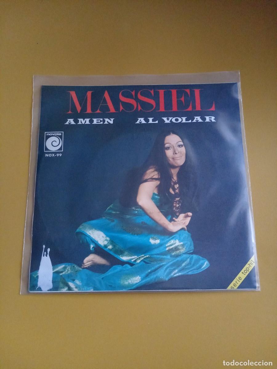 Discos de vinilo: Massiel - Am&eacute;n/ A volar 1969 - Foto 2