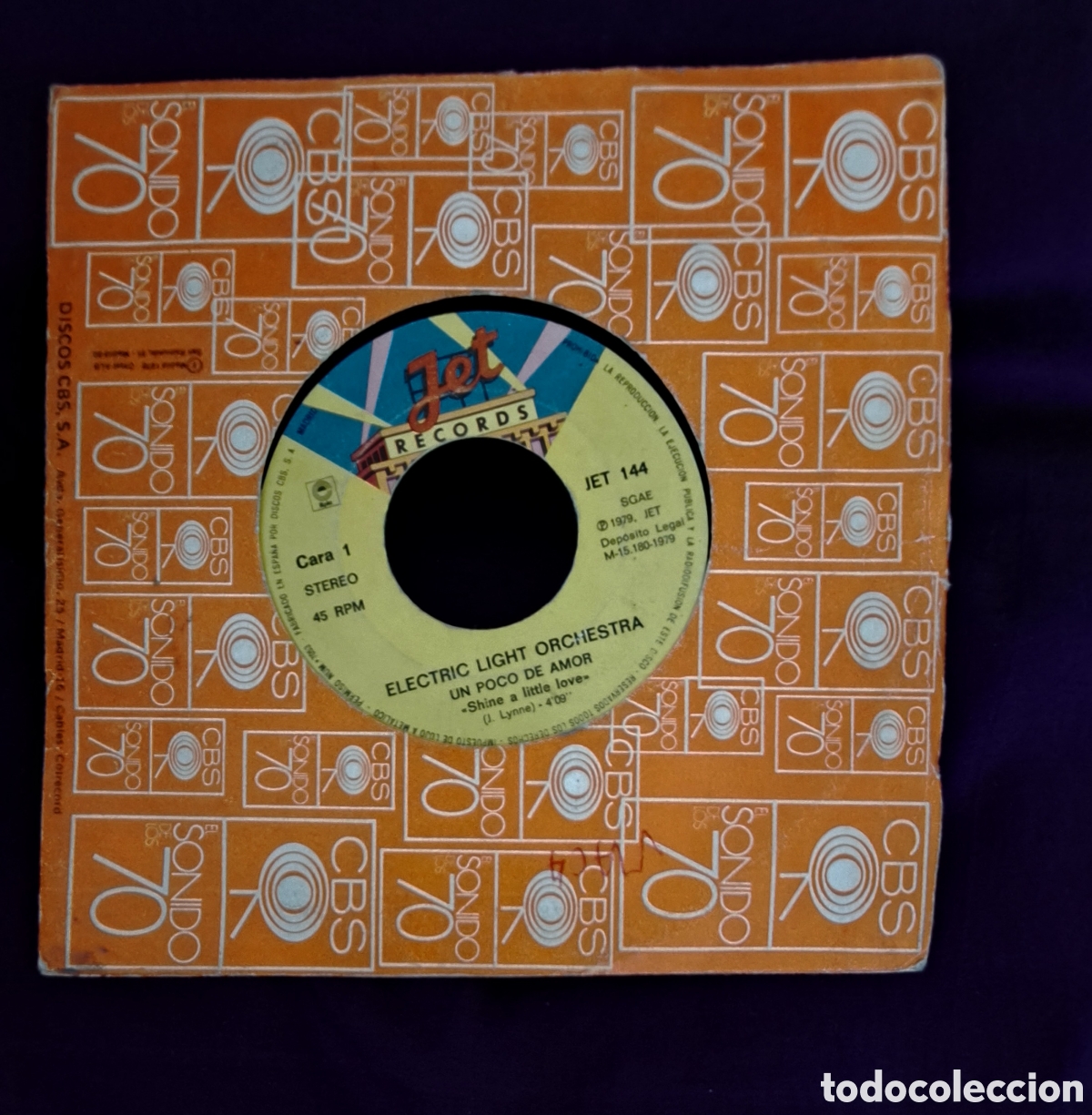 Discos de vinilo: ELECTRIC LIGHT ORCHESTRA UN POCO DE AMOR - Foto 1