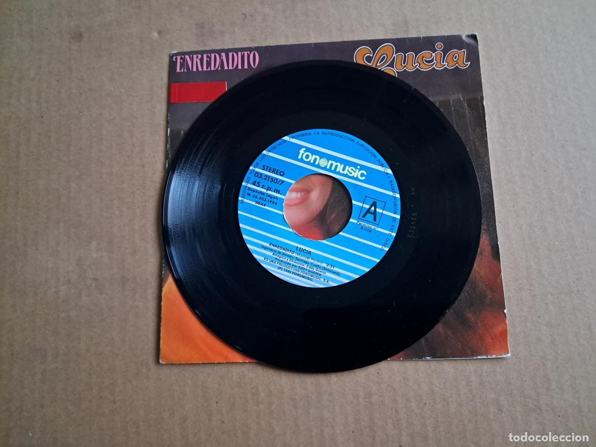 Discos de vinilo: LUCIA - ENREDADITO SINGLE 1984 - Foto 2
