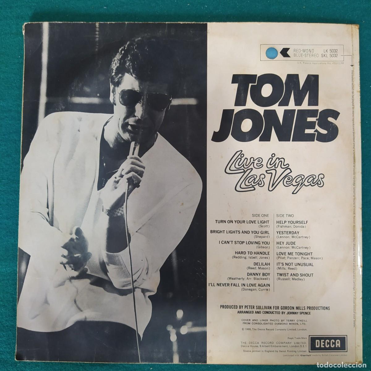 Discos de vinilo: Tom Jones &ndash; Live In Las Vegas - Foto 2
