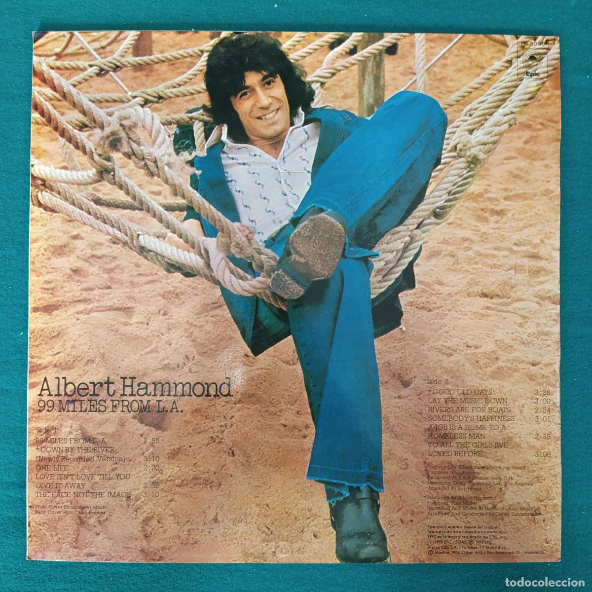 Discos de vinilo: Albert Hammond &ndash; 99 Miles From L.A. - Foto 2