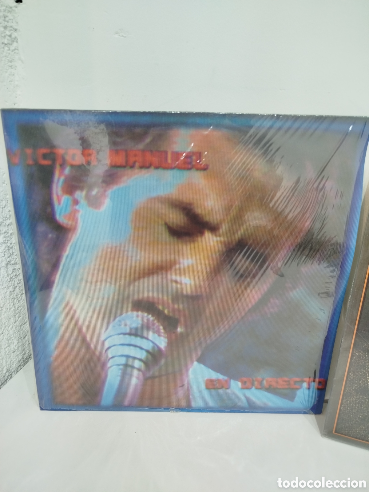 Discos de vinilo: Dos LP VICTOR MANUEL - EN DIRECTO - GRANDES &Eacute;XITOS - Foto 3