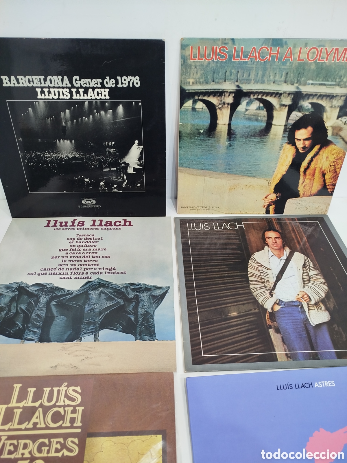 Discos de vinilo: LOTE DE 6 Lp LLU&Iacute;S LLACH - Foto 3