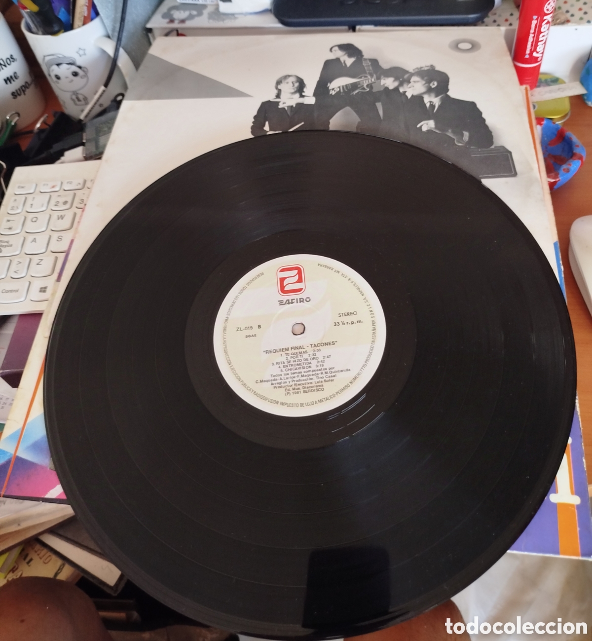 Discos de vinilo: Tacones - requiem final - Foto 2