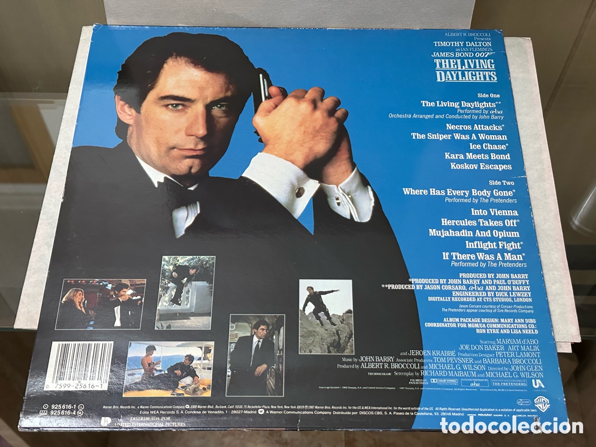 Discos de vinilo: LP BSO VINILO 007: ALTA TENSION, 1987 - Foto 2
