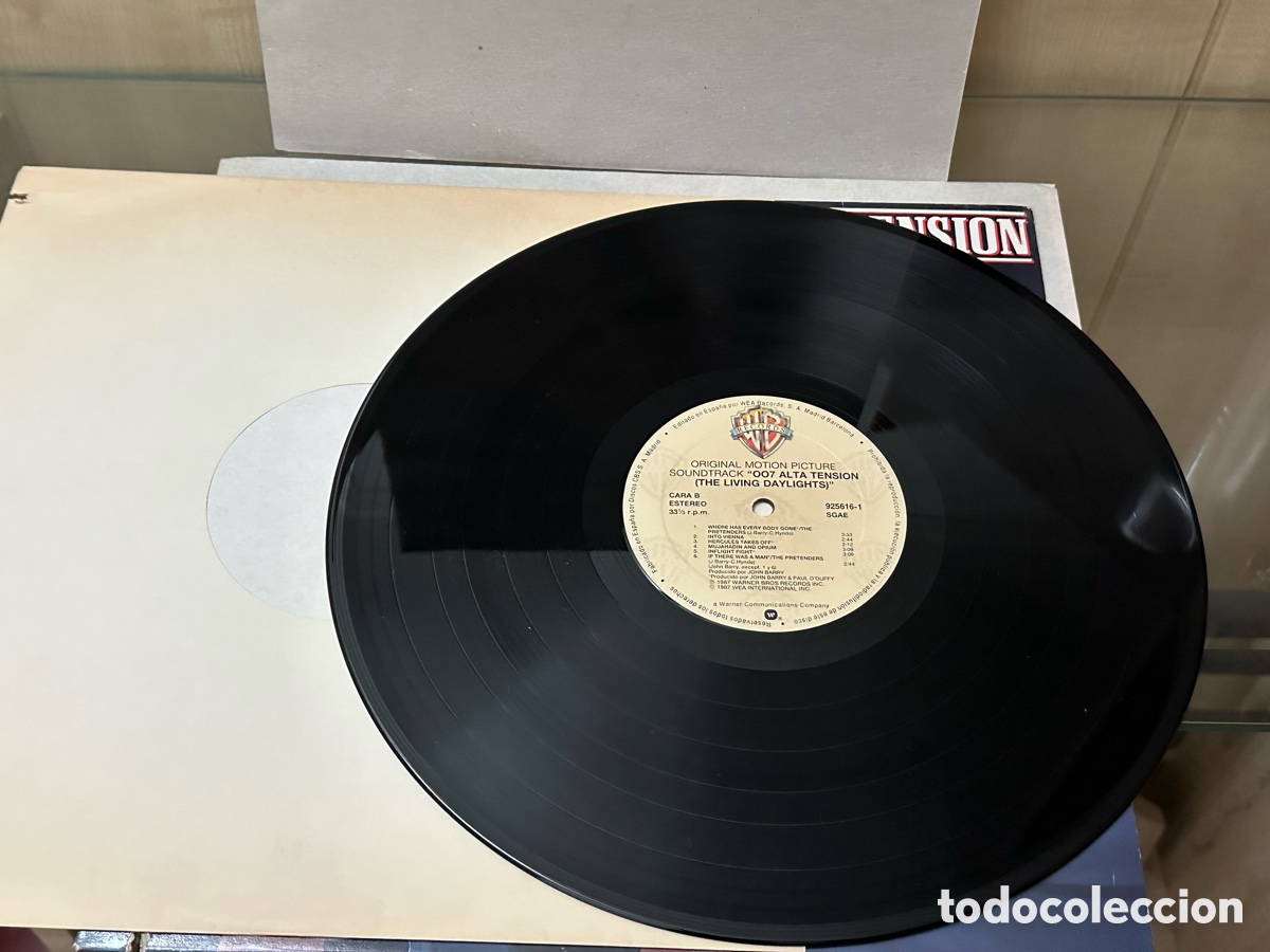 Discos de vinilo: LP BSO VINILO 007: ALTA TENSION, 1987 - Foto 4