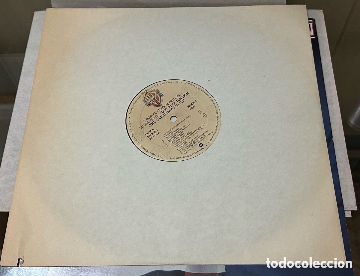 Discos de vinilo: LP BSO VINILO 007: ALTA TENSION, 1987 - Foto 5