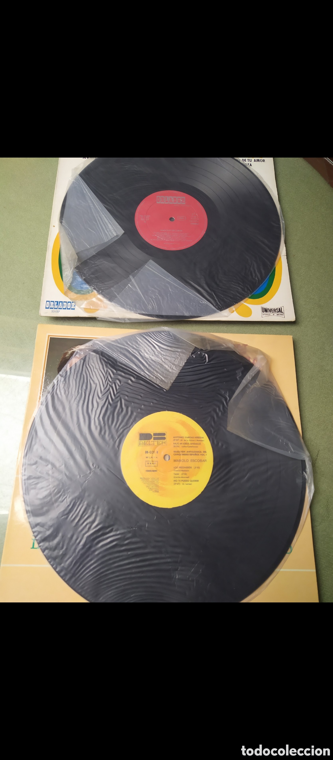 Discos de vinilo: 2 vinilos Manolo Escobar - Foto 5