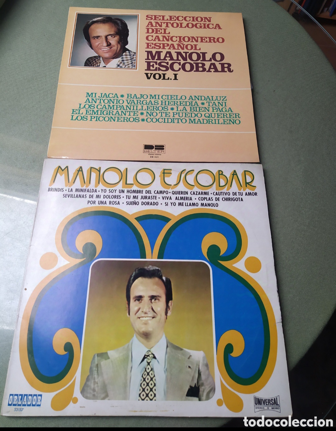 Discos de vinilo: 2 vinilos Manolo Escobar - Foto 1