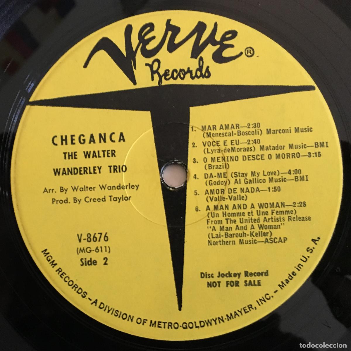 Discos de vinilo: Walter Wanderley Trio - Cheganca (Verve, 1966) - Foto 4