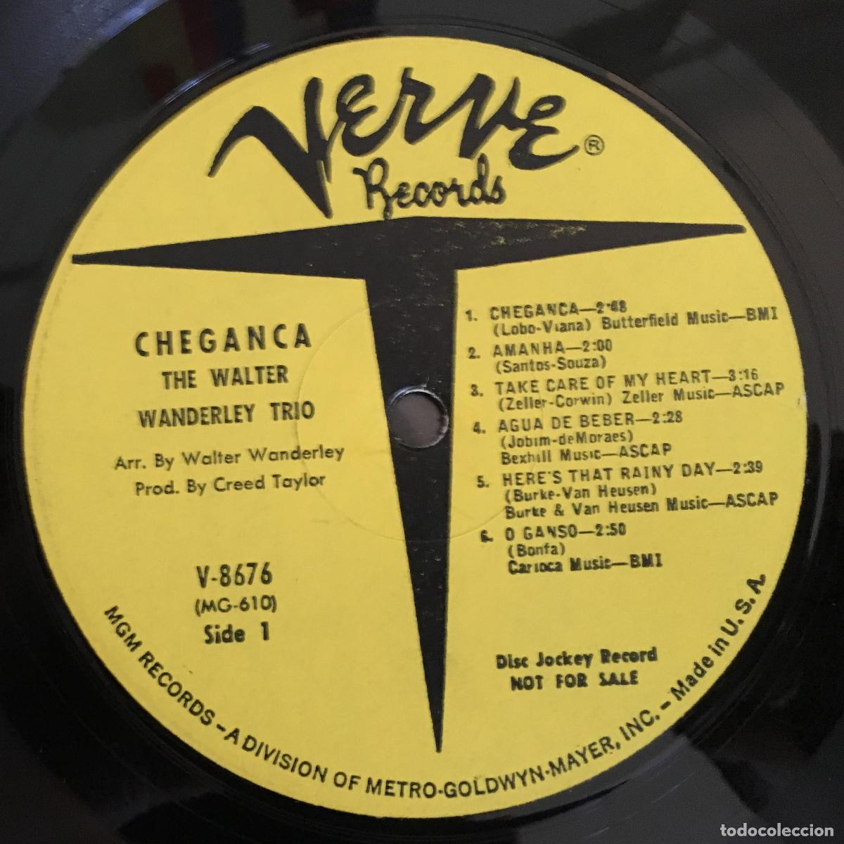Discos de vinilo: Walter Wanderley Trio - Cheganca (Verve, 1966) - Foto 5