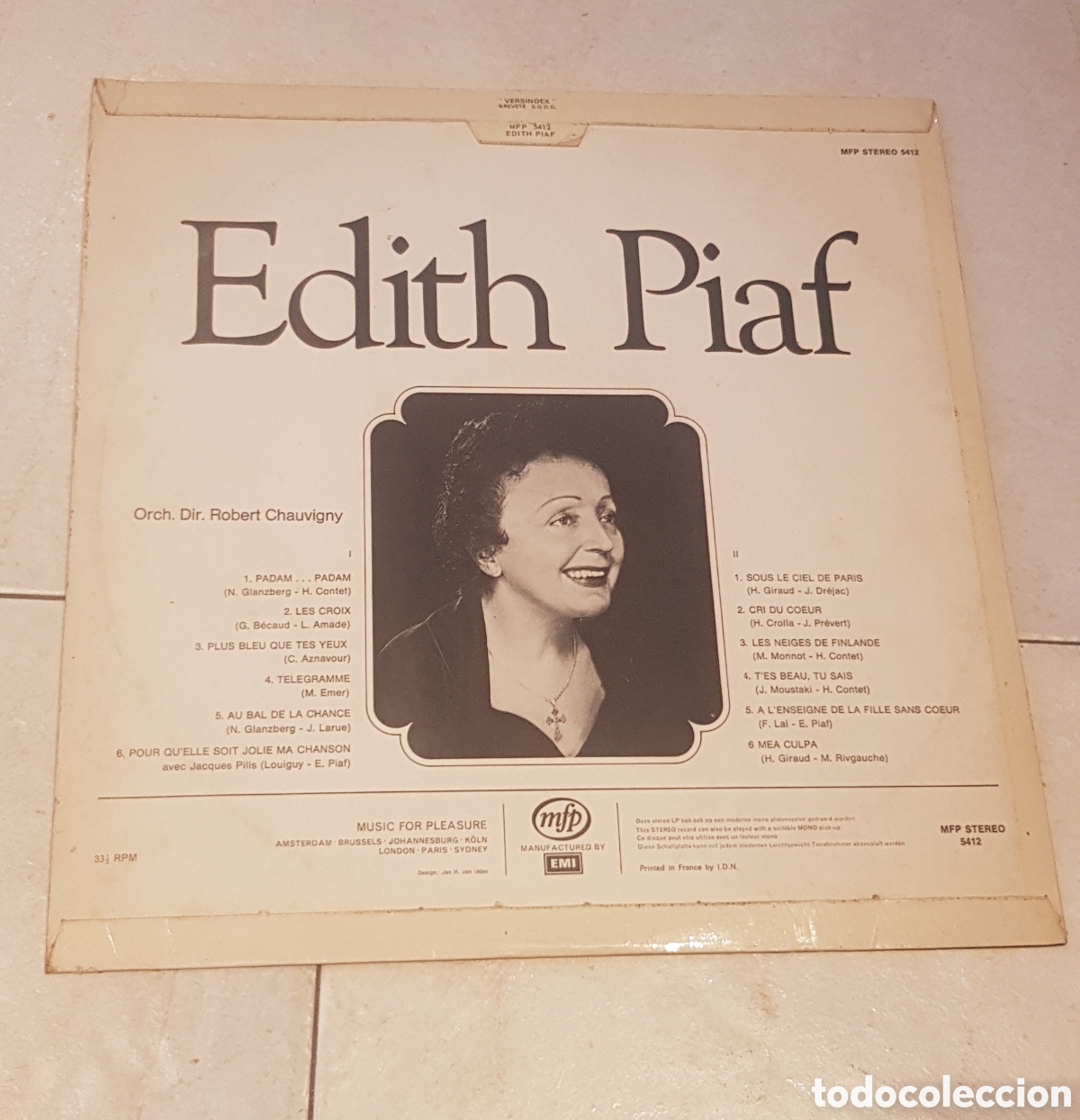 Discos de vinilo: Edith Piaf n&uacute;mero 2. - Foto 2