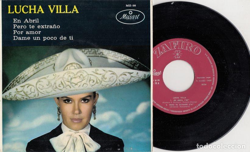 Discos de vinilo: LUCHA VILLA - EN ABRIL - EP DE VINILO - C-15 - Foto 1