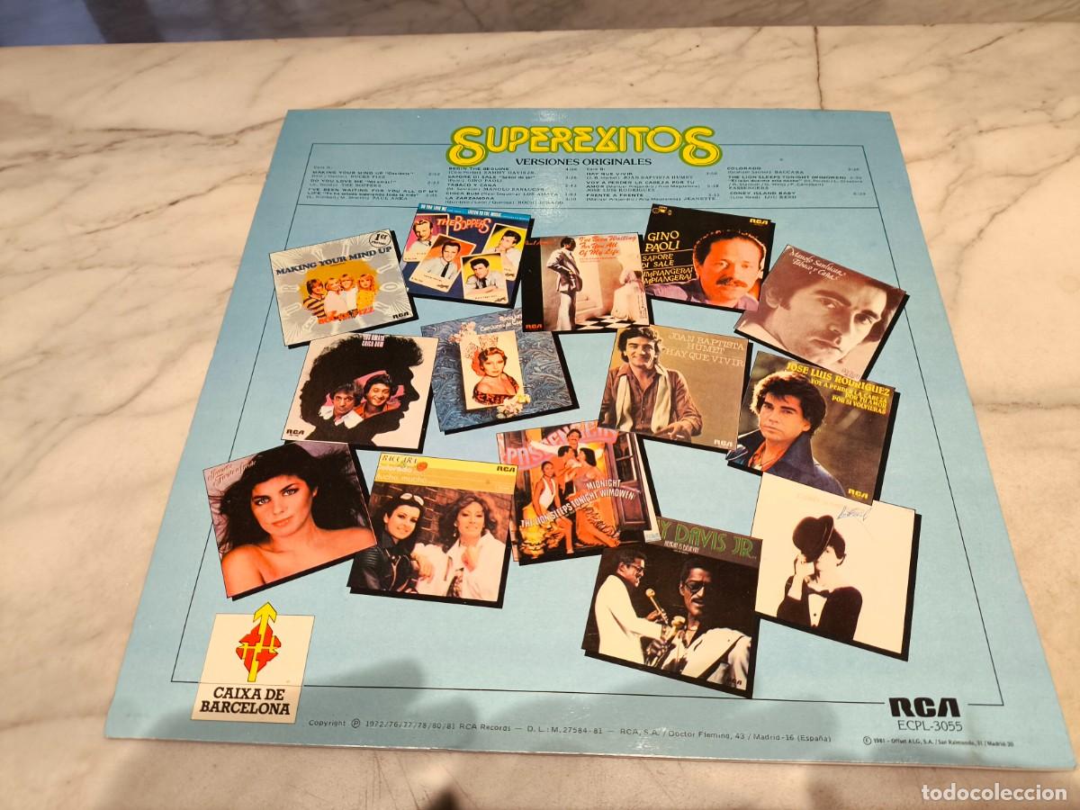 Discos de vinilo: DISCO VINILO SUPER EXITOS - VERSIONES ORIGINALES - Foto 2
