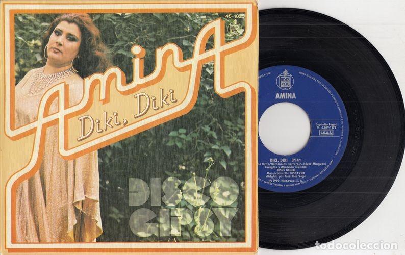 Discos de vinilo: AMINA - DIKI DIKI - SINGLE DE VINILO RUMBAS DISCO GIPSY - C-60