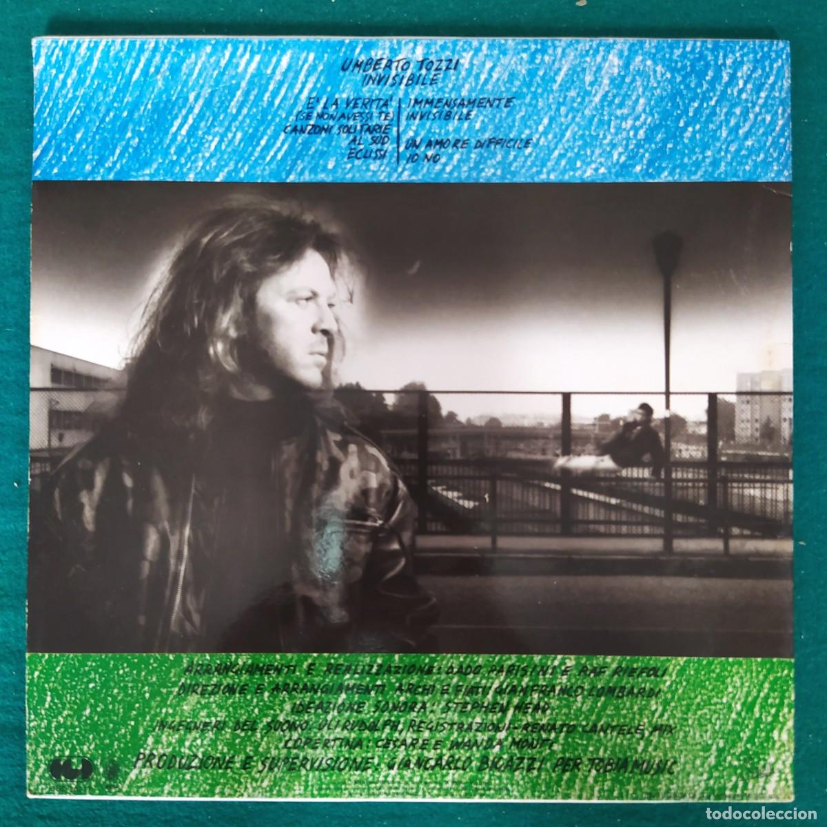 Discos de vinilo: Tozzi* &ndash; Invisibile 1988 - Foto 2