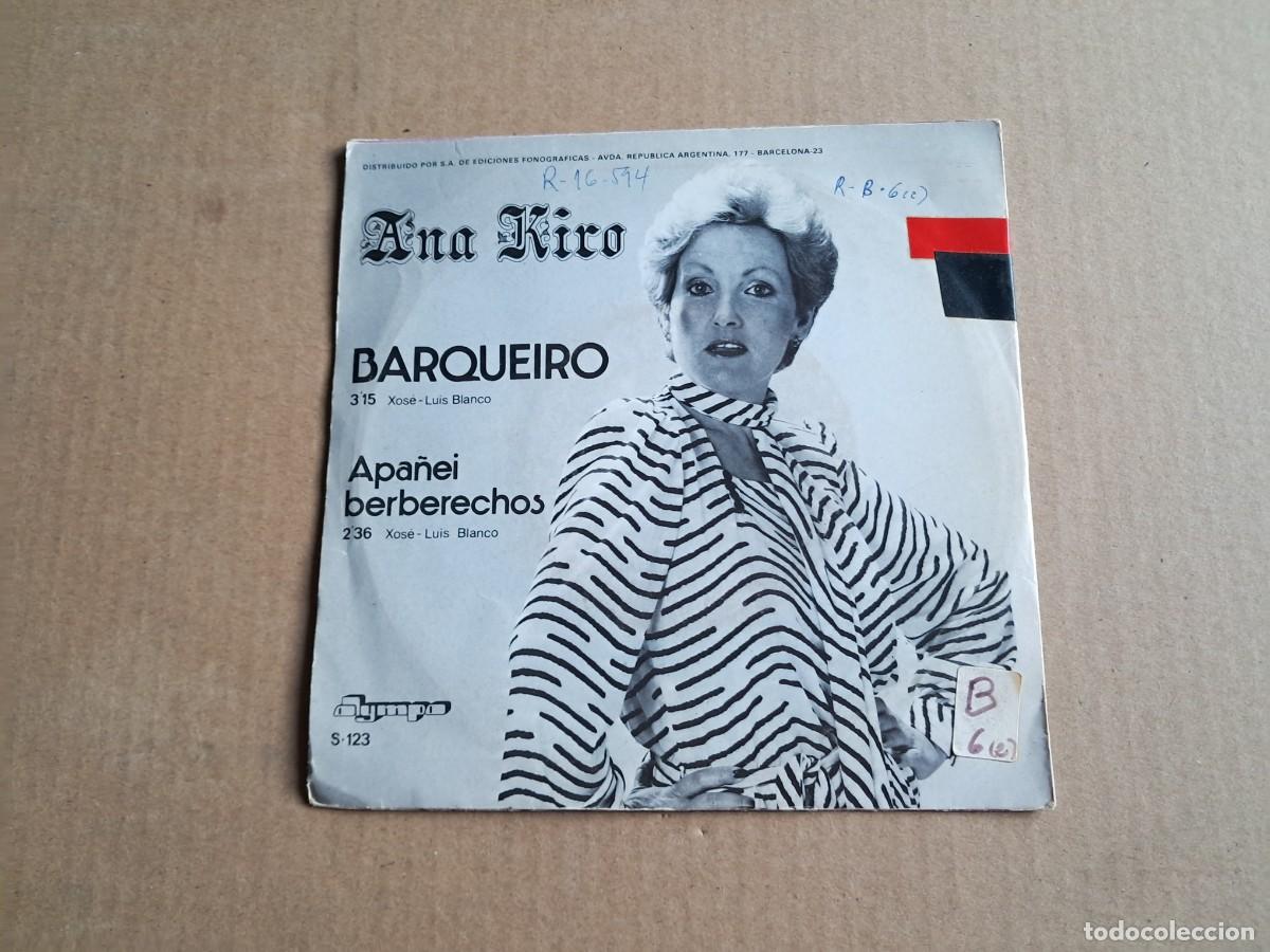 Discos de vinilo: KIRA MIRO - BARQUEIRO SINGLE 1981 - Foto 3