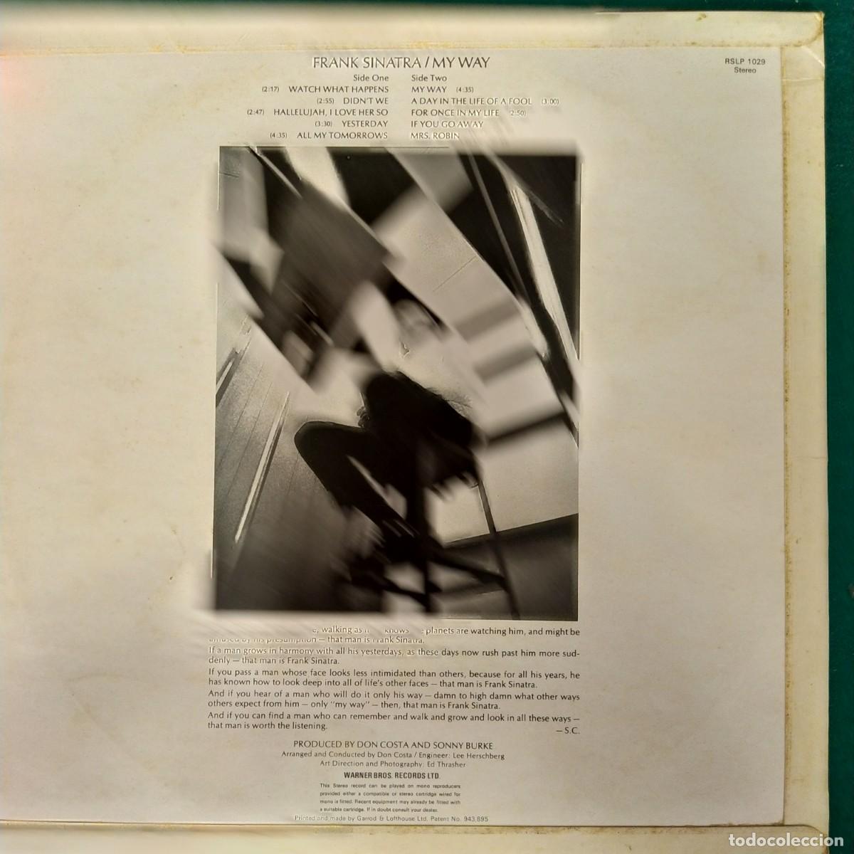 Discos de vinilo: Frank Sinatra &ndash; My Way - Foto 2