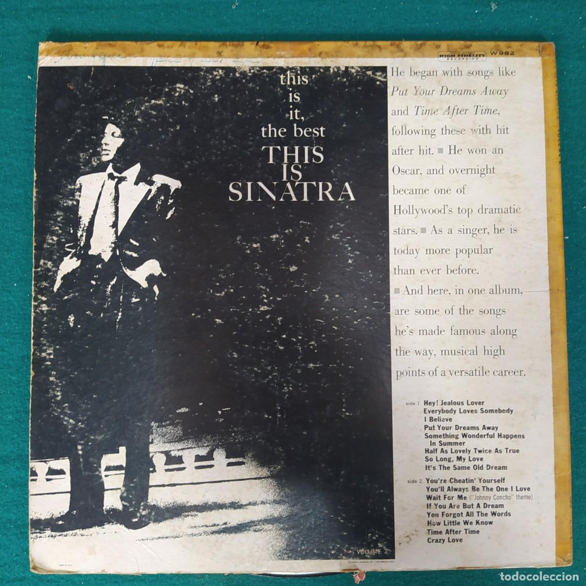 Discos de vinilo: Frank Sinatra &ndash; This Is Sinatra Volume Two - Foto 2