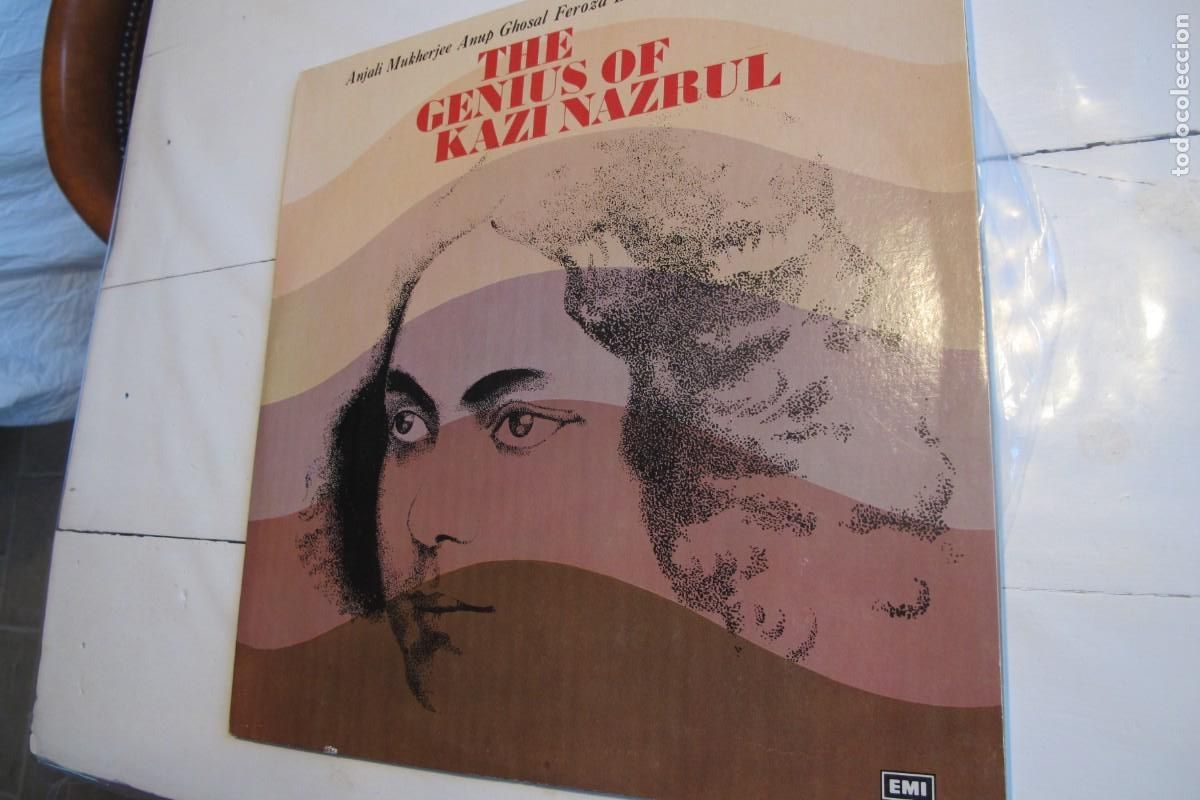 Disques de vinyle: THE GENIUS OF KAZI NAZRUL. VINILO MUSICA INDIA V.V.A.A EMI &ndash; EMGE 11011 1978 BOLLYWOOD